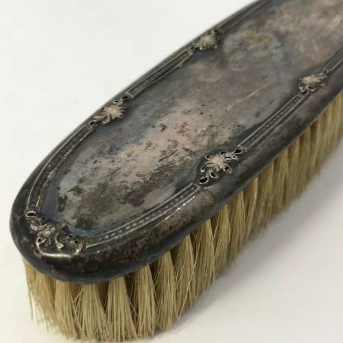 Antique silver clothing brush - hallmarked Birmingham 1912
