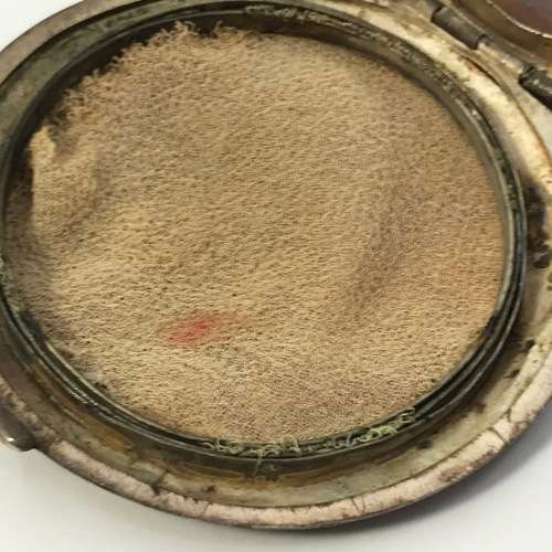 Antique Silver Filigree Powder Compact - very high class work - weighs 63.7g