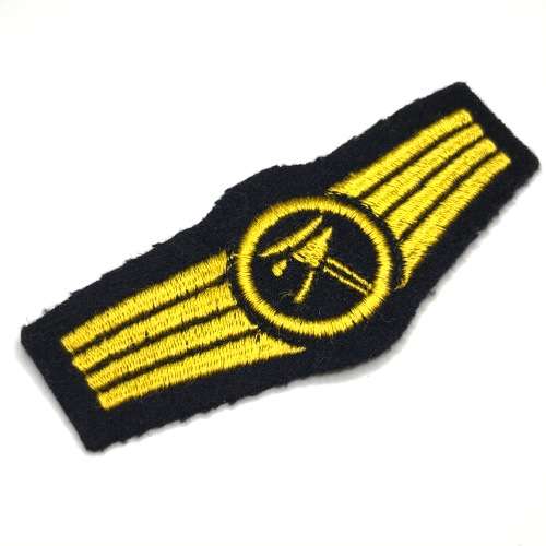 German Bundeswehr Luftwaffe Flak gunner qualification cloth badge