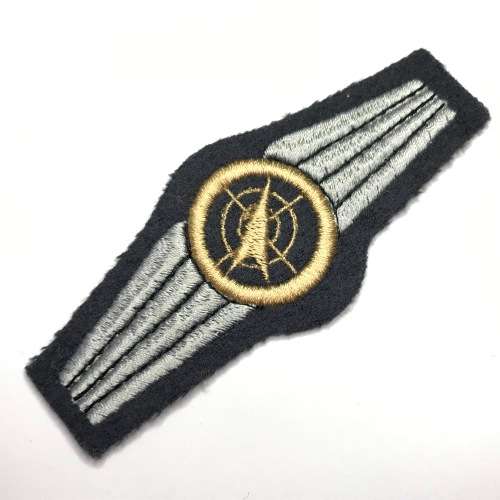 German Bundeswehr air safety control gold qualification cloth badge