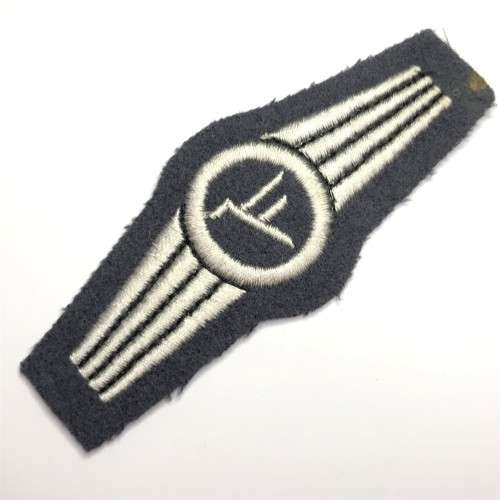 German Bundeswehr liaison officer silver qualification cloth badge