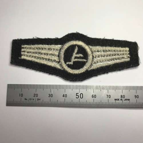 German Bundeswehr liaison officer silver qualification cloth badge