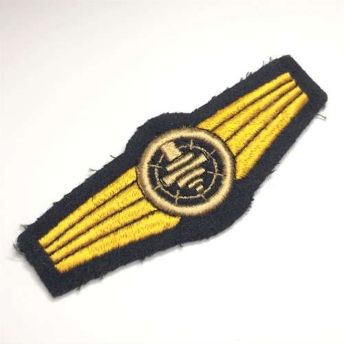 German Bundeswehr air safety control bronze qualification cloth badge