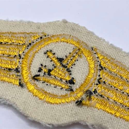 German Bundeswehr Flak gunner qualification cloth badge