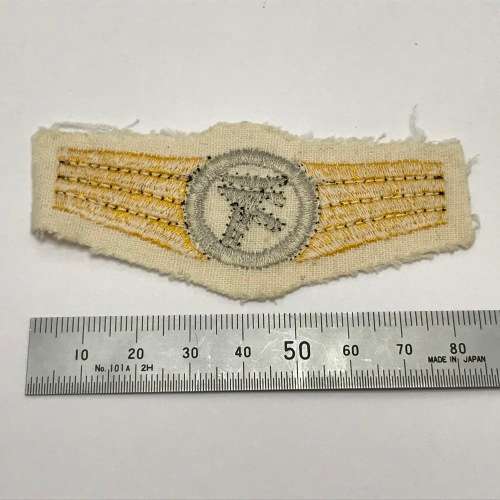 German Bundeswehr Luftwaffe Flak gunner qualification cloth badge