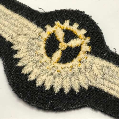 West German Air Force flight engineer gold wing