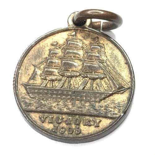 1905 Nelson Centenary medallion with Victory copper