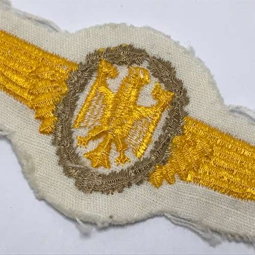 West German Air Force pilot wings - 3rd class