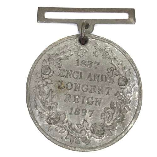 1897 England`s Longest Reign Medallion - Scarce and Very Seldom seen in this condition
