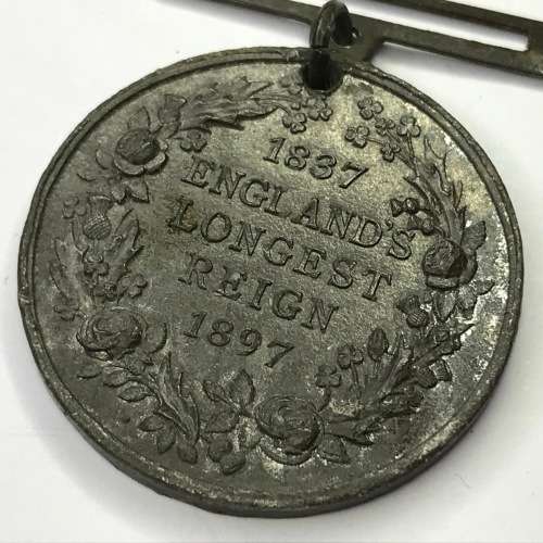 1897 England`s Longest Reign Medallion - Scarce and Very Seldom seen in this condition