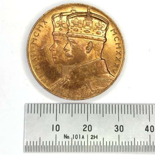 Trio of Union of South Africa 25 year Reign of George 5 Medallions