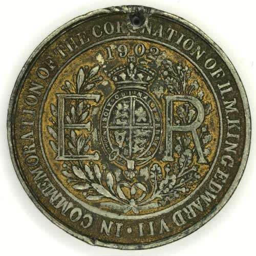 1902 Edward 7 Coronation Medal