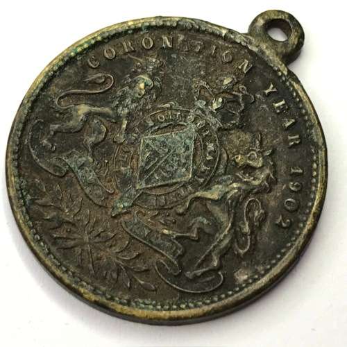 1902 Coronation medallion - King Edward VII