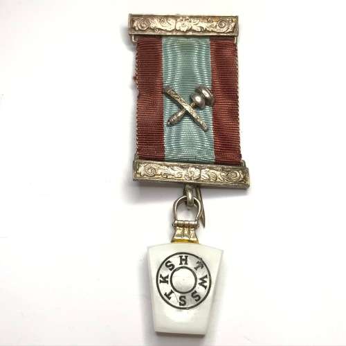 Masonic silver markmaster medallion