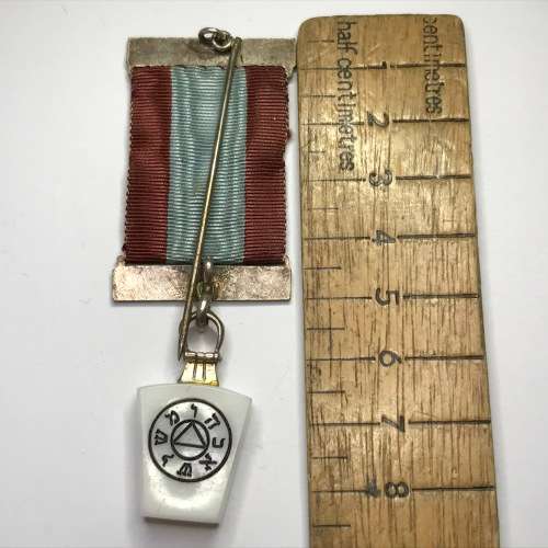 Masonic silver markmaster medallion