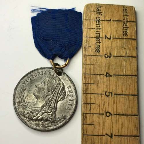 1897 Queen Victoria Long Illustrious Reign medallion for City of Cape Town