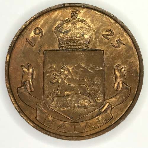 Prince Edward of Wales 1925 Natal visit medallion