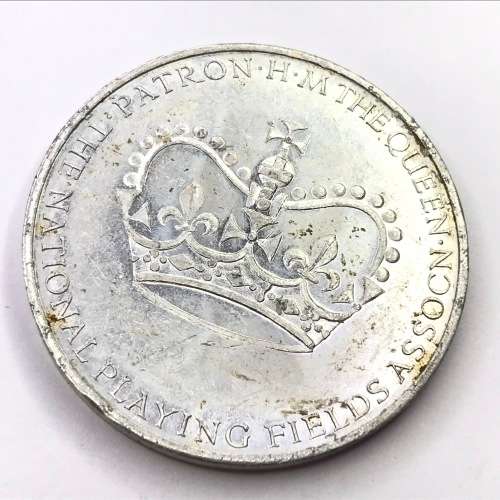 Queen Elizabeth coronation souvenir medal - National playing fields association