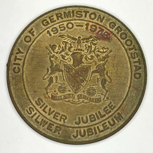 1950-1975 Germiston silver Jubilee medallion