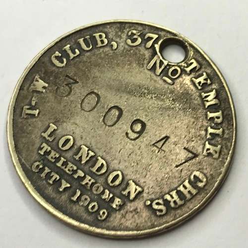 The Tail Waggers club medallion - LONDON