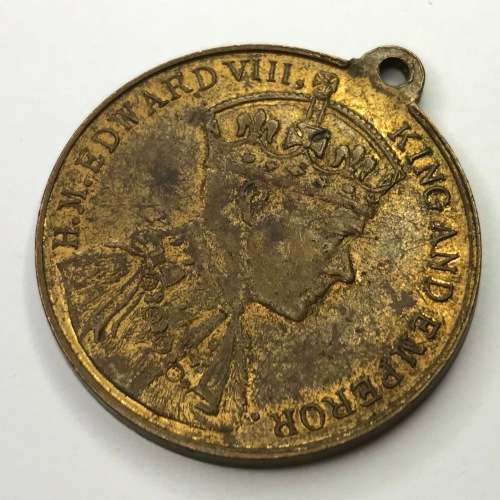 1937 Coronation of Edward VIII medallion