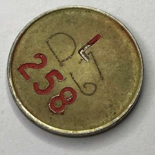 General Post Office 5 cent Token - number L258