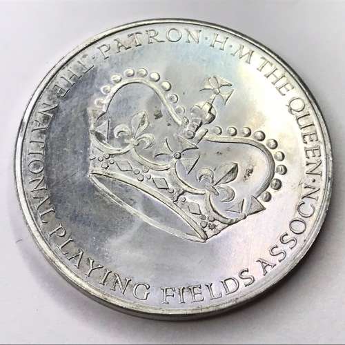National Playing Fields Association QE2 coronation souvenirs medal