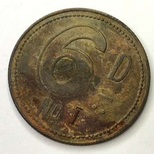 Ogee 6d barber token - number 1 - this should be rare