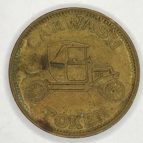 Vintage car wash token