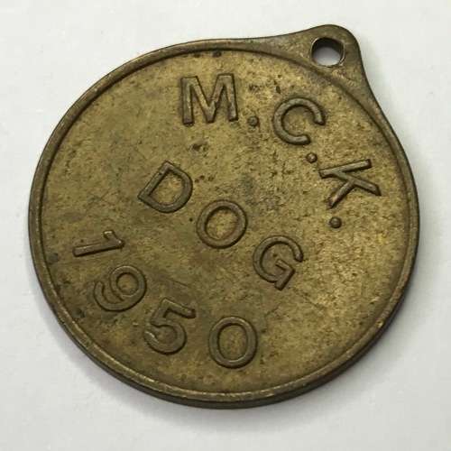 1950 Municipality Central Karoo dog license - number 816