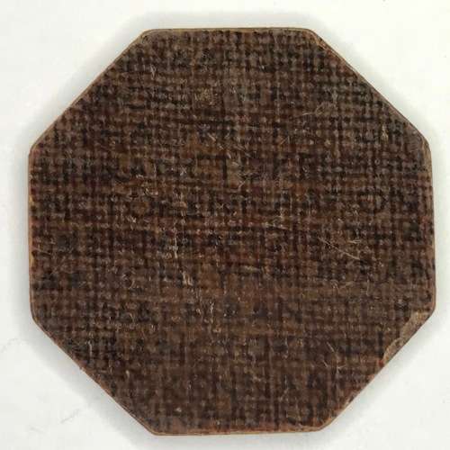 French NAAFI 1/2 Franc token - Type 3 - Navy Army and Air Force institute