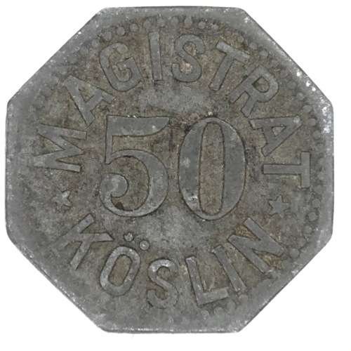 Germany Koslin - Koszalin Poland Magistrat 50 German notgeld