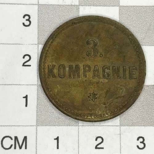 German South West Africa Windhoek 1 Mark 3 Kampagnie excellent condition