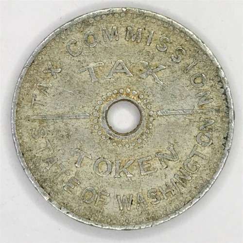 1935 State of Washington tax token for 10 cents or less