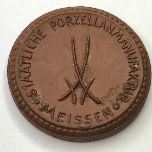 1930 Germany Dresden Hygiene Museum porcelain token