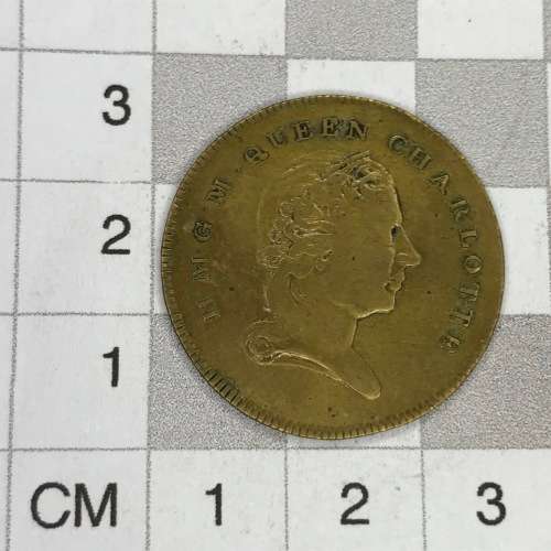 1818 Queen Charlotte death token, rarely seen