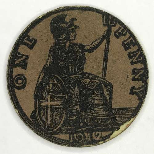 Great Britain 1912 One Penny Token