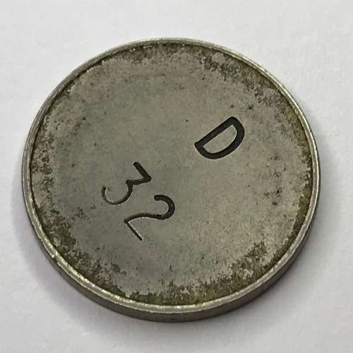 General Post Office 10 cent Token - Number D32