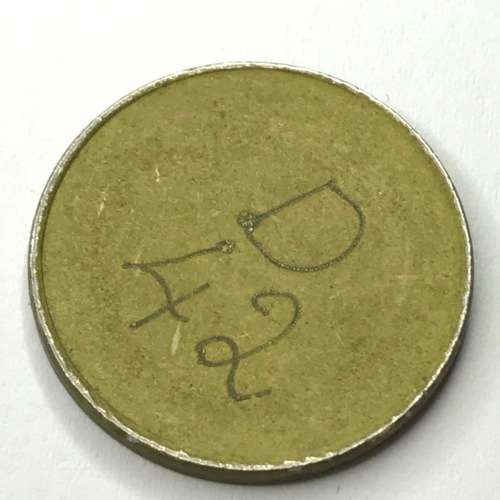 General Post Office 10 cent Token - Number D42