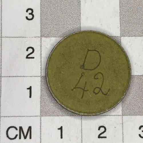 General Post Office 10 cent Token - Number D42