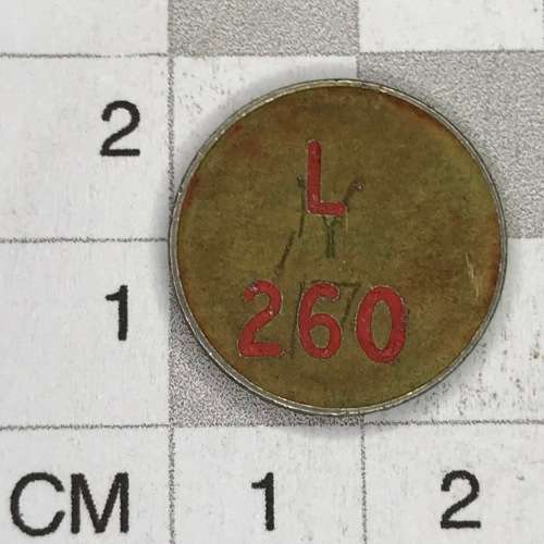 General Post Office 5 cent Token - number L260