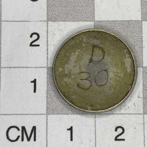 General Post Office 5 cent Token - number D30