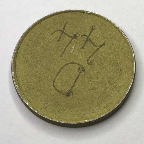 General Post Office 10 cent token - Number D 44