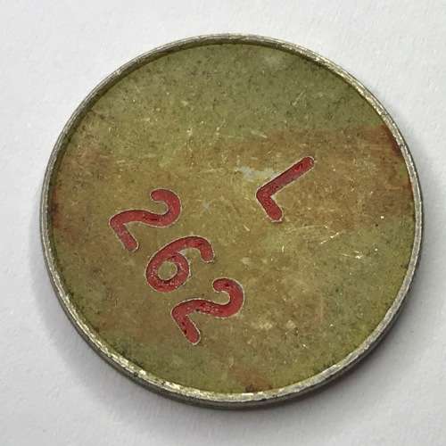 General Post Office 10 cent token - Number L 262
