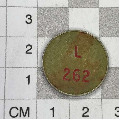 General Post Office 10 cent token - Number L 262
