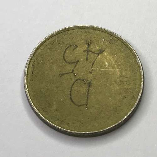General Post Office 10 cent token - number D 45