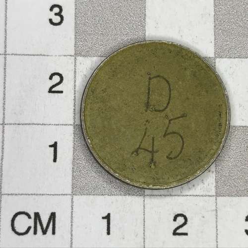 General Post Office 10 cent token - number D 45