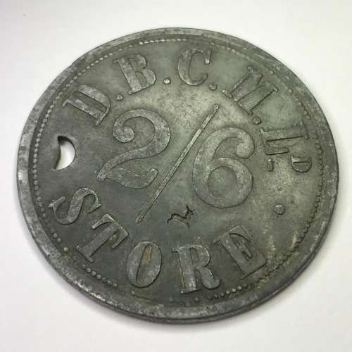 De Beers Consolidated mines 2/6 token - Set 3 - du Toitspan