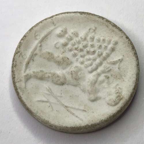 1921 Germany Meissen 50 Pfennig porcelain token