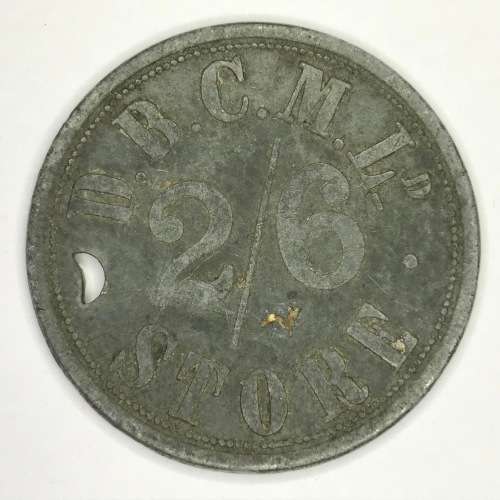 De Beers Consolidated mines 2/6 token - Set 3 - du Toitspan